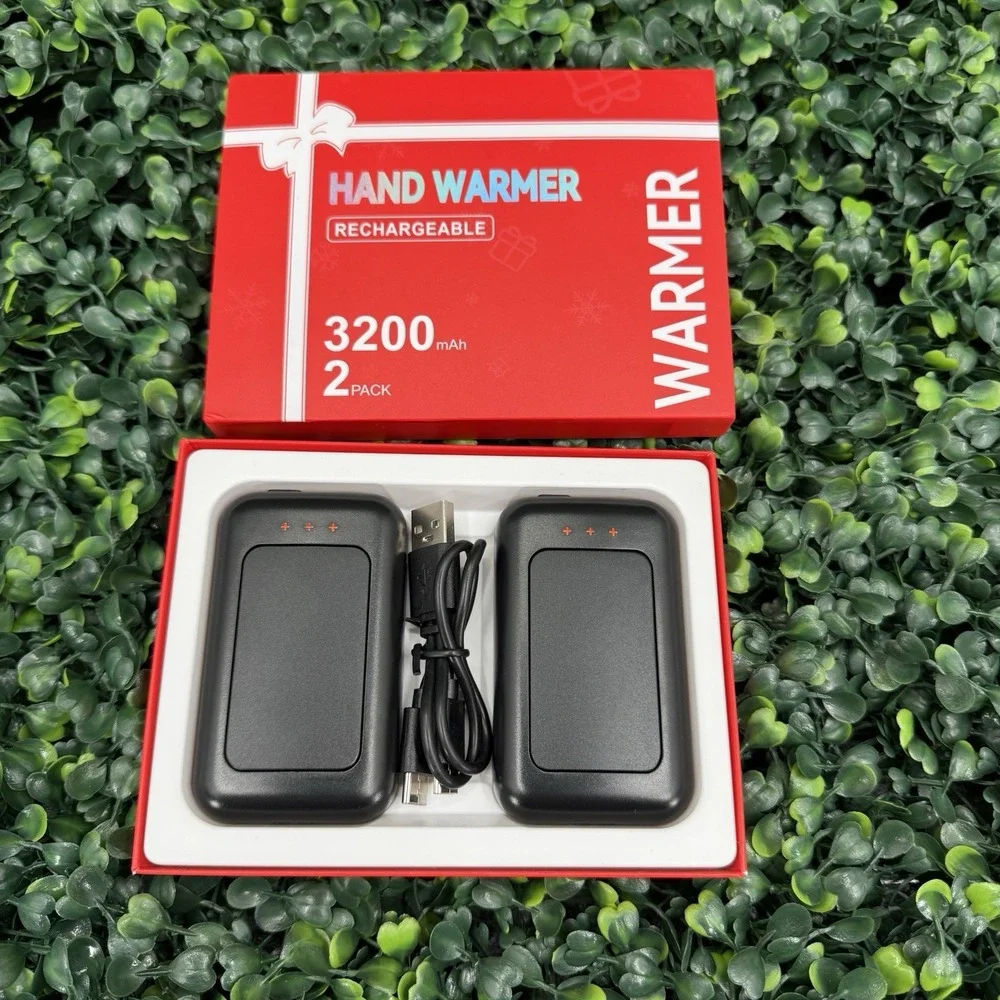 Hand Warmers Rechargeable 2 Pack Electric Portable Hand Warmers‎ 3200maH